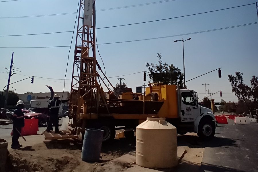 Estudios Geotécnicos, Sondeos de Piezocono Eléctrico, Trolebus Elevado, Ciudad de México
